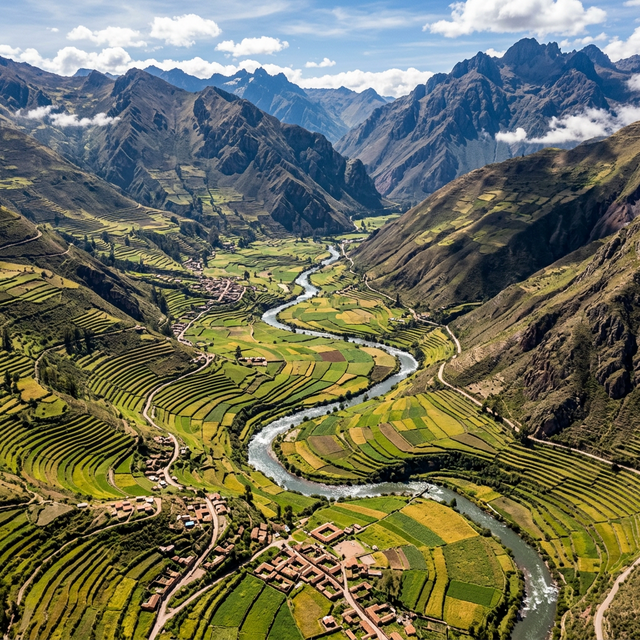 Valley background