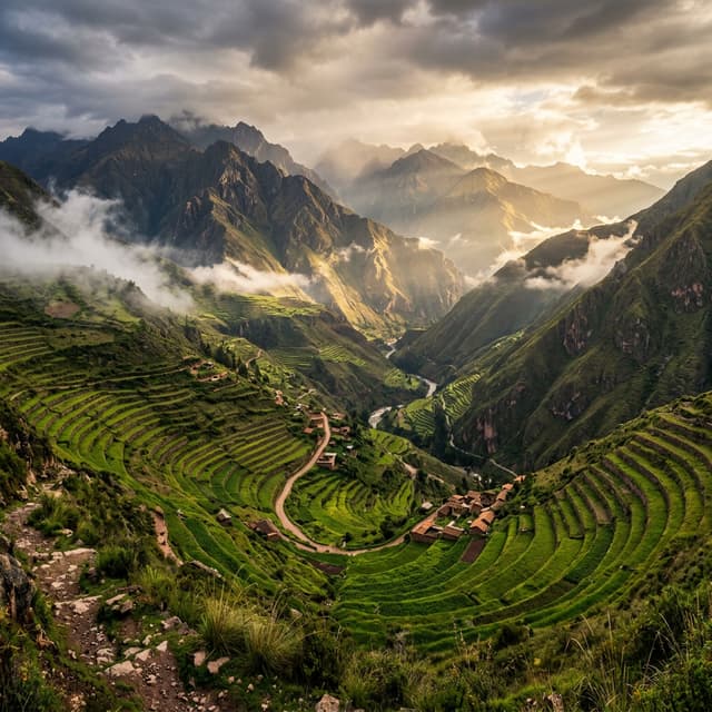 Andes mountain landscape